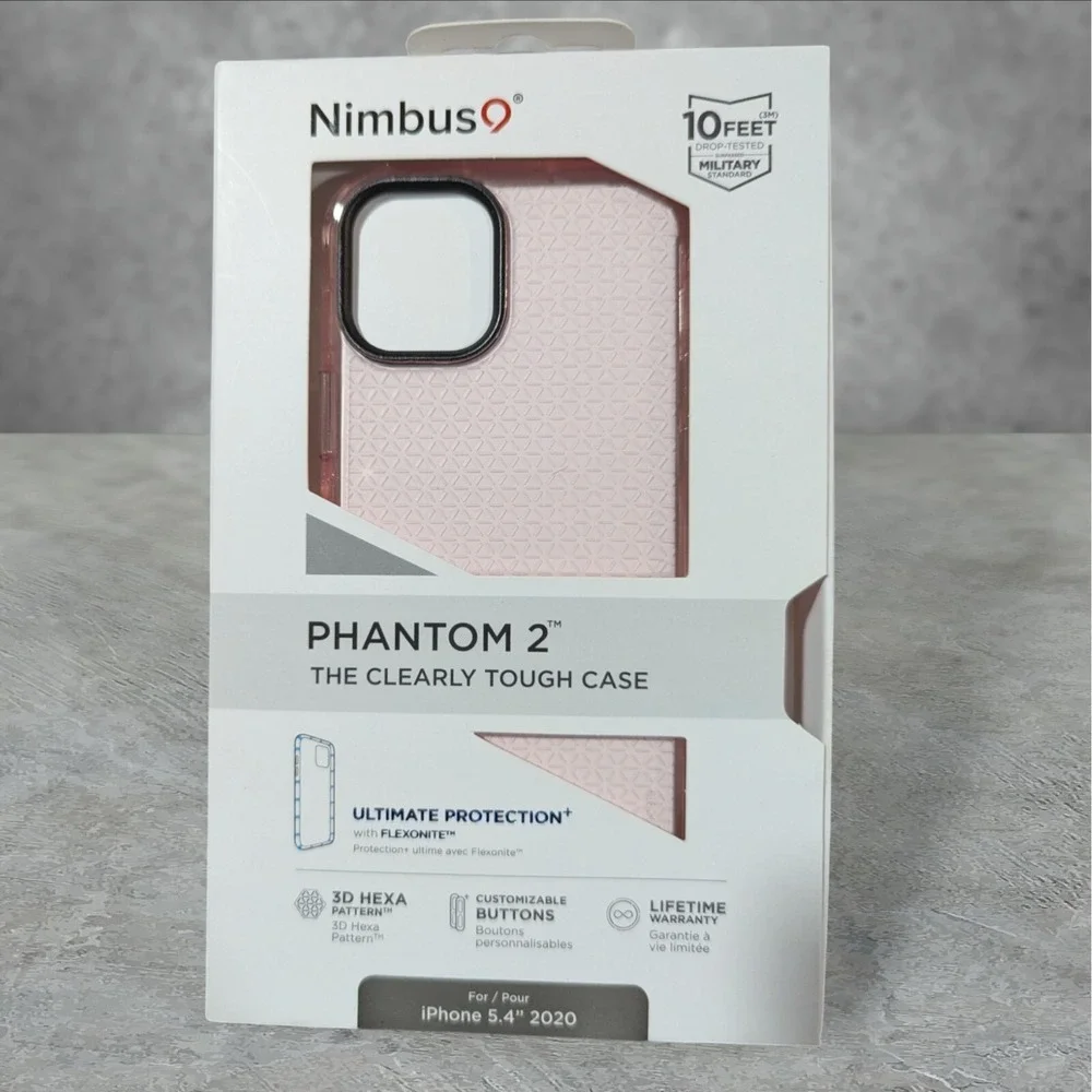 T3 Nimbus9 Phantom 2 Case Apple iPhone 5.4 2020 (12 Mini) Pink